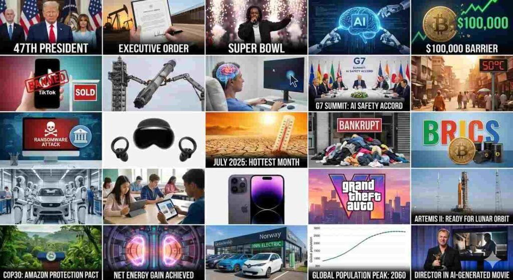 25 Major Events That Happened in 2025