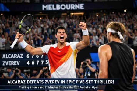 Carlos Alcaraz Stuns Zverev in a Five-Set Australian Open 2026 Classic: A Match for the Ages Carlos Alcaraz