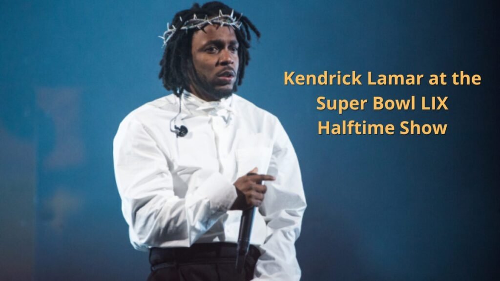 Kendrick Lamar at the Super Bowl LIX Halftime Show