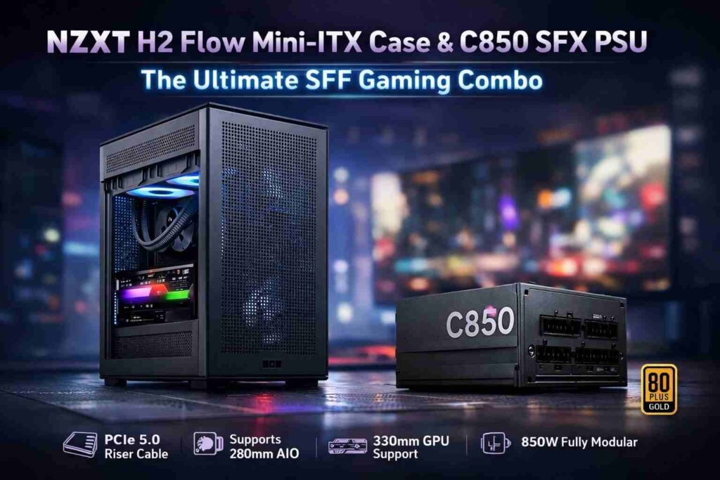 NZXT H2 Flow Mini-ITX Case and C850 SFX PSU