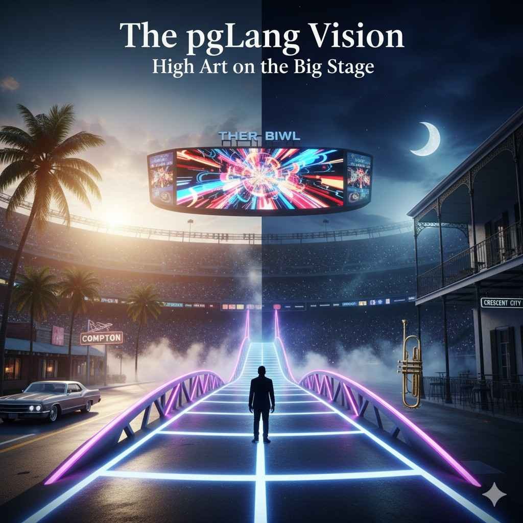 The pgLang Vision High Art on the Big Stage